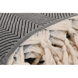 Přehoz černobílá harmonie, 170 x 230 cm