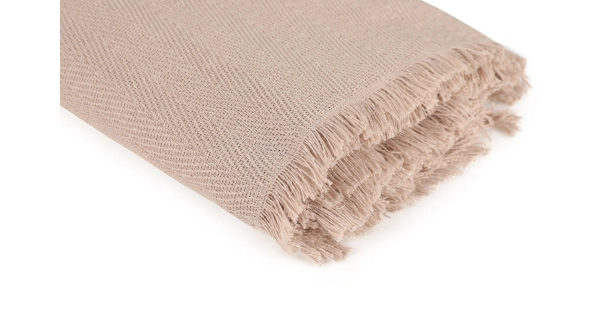 Přehoz krémová harmonie, 170 x 205 cm