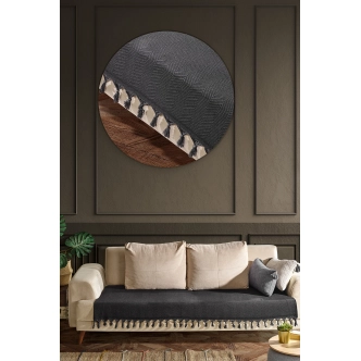 Přehoz temná pohoda, 115 x 200 cm