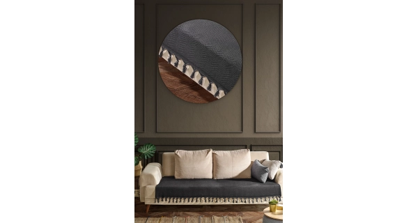 Přehoz temná pohoda, 115 x 200 cm