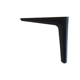 Přídavná hliníková noha - 15 cm, černá