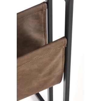 Příruční stolek LITZY, zlatý dub/černá