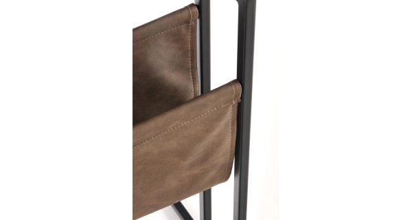 Příruční stolek LITZY, zlatý dub/černá