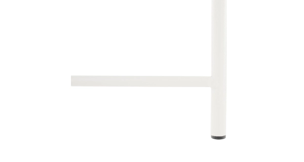 Příruční stolek RADOMI s odnímatelným tácem, bílá