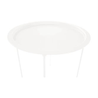 Příruční stolek RADOMI s odnímatelným tácem, bílá