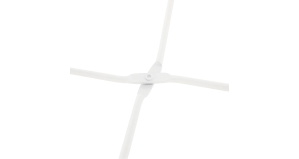 Příruční stolek RADOMI s odnímatelným tácem, bílá