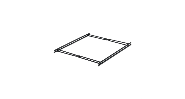 Příruční stolek RADOMI s odnímatelným tácem, černá