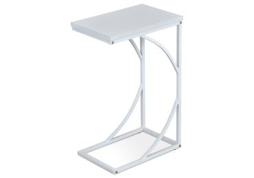 Přístavný stolek MACARIO, bílá