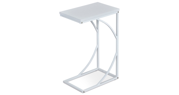 Přístavný stolek MACARIO, bílá