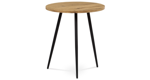 Přístavný stolek MATATA, divoký dub/černý lak 