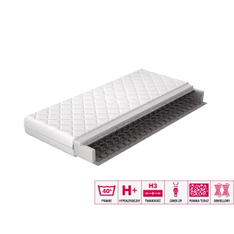 Pružinová matrace MAURISI 160x200 cm s hypoalergenním potahem