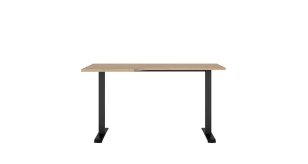 Psací stůl BELLARMINO 140x90 cm, levý, dub artisan