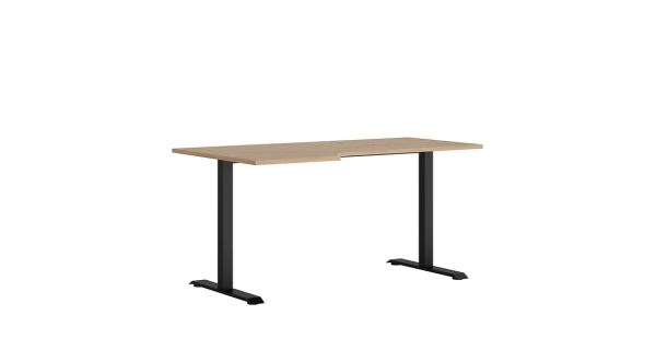 Psací stůl BELLARMINO 160x90 cm, levý, dub artisan