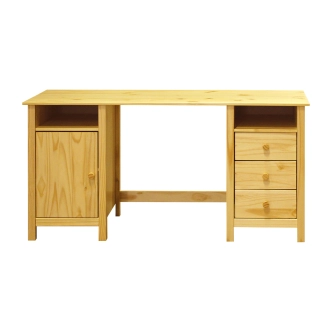 Psací stůl DWAYNE typ 1, masiv borovice