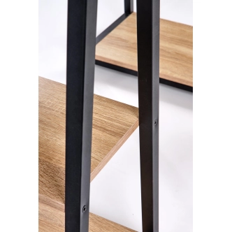 Psací stůl HALAM, dub sonoma/černá