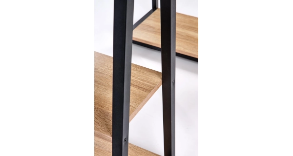 Psací stůl HALAM, dub sonoma/černá