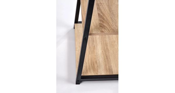 Psací stůl HALAM, dub sonoma/černá