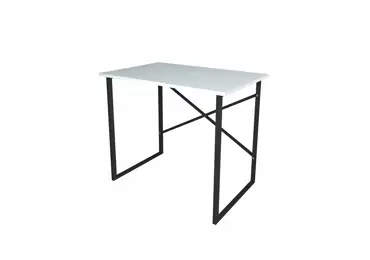 Psací stůl HALNAL, černá/bílá