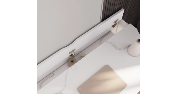 Psací stůl HAMSUN 140, bílá