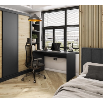 Psací stůl HAMSUN 140, černá