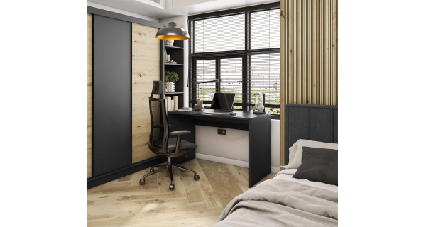 Psací stůl HAMSUN 140, černá