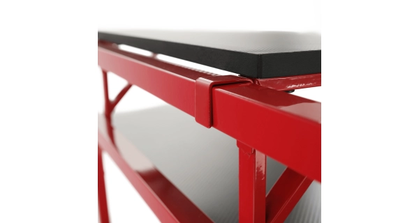 Psací stůl/herní stůl BERAT, černá/červená