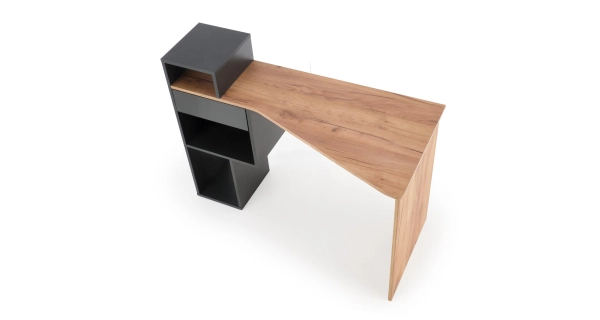 Psací stůl KEPLERKA, dub wotan/antracit