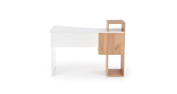 Psací stůl KEPLERKA, zlatý dub/bílá