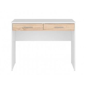 Psací stůl MARIONET 2S, bílá/dub sonoma, 5 let záruka