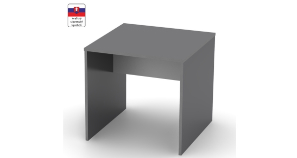 Psací stůl PADAR 80 cm, grafit/bílá