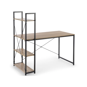Psací stůl PHAROS typ A, dub sonoma/černá
