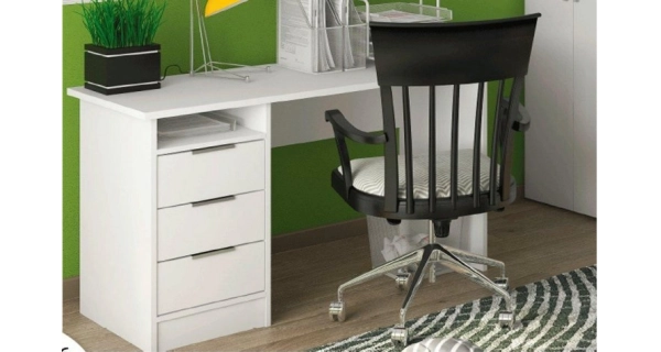Psací stůl PRIMROSE, bílá