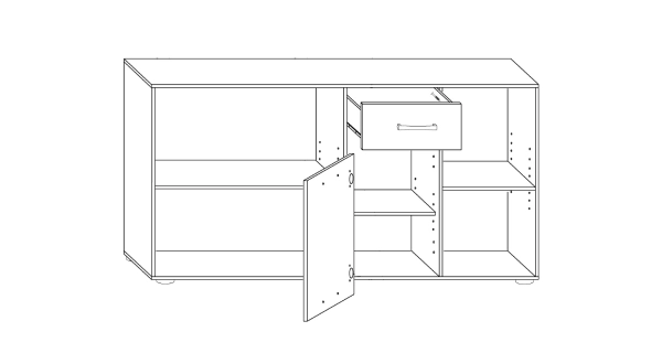 Psací stůl ROTHING, pravý, bílá/černý lesk, 5 let záruka