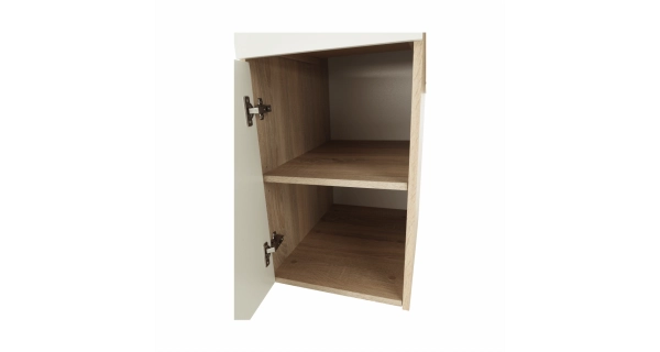 Psací stůl RUPERTO, dub sonoma/bílá