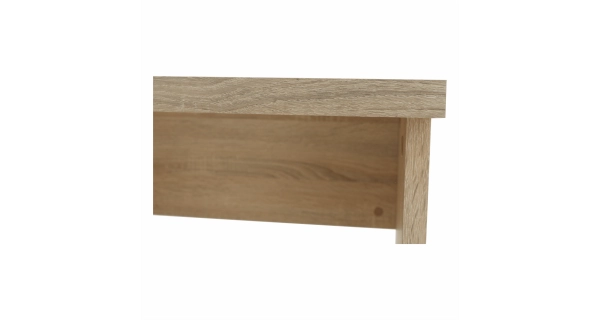 Psací stůl RUPERTO, dub sonoma/bílá