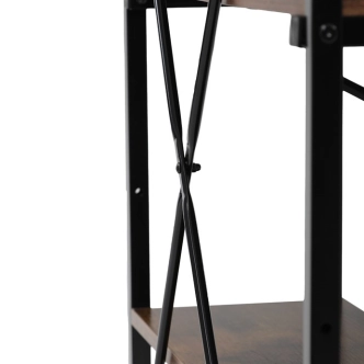 Psací stůl s regálem SANDERSON, dekor staré dřevo