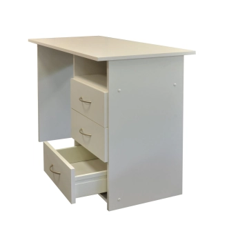 Psací stůl se šuplíky CASEN, bílá