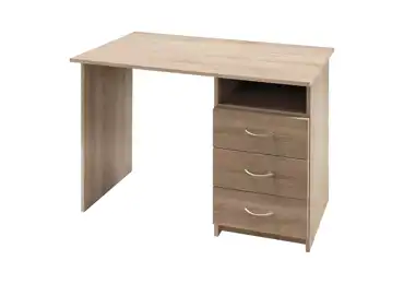 Psací stůl se šuplíky CASEN, dub sonoma
