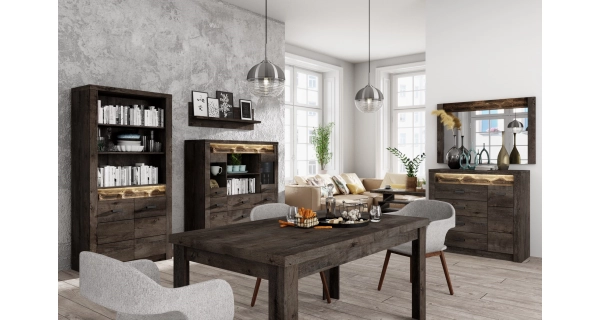 Psací stůl SWED S16, jasan tmavý