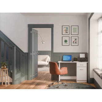 Psací stůl TABUNA, bílá