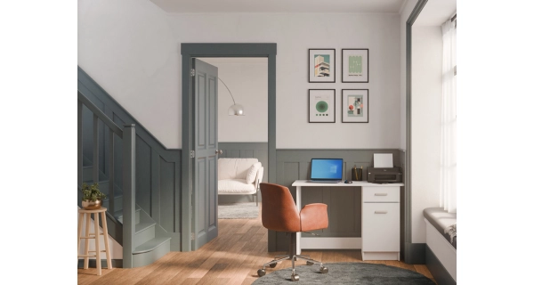 Psací stůl TABUNA, bílá