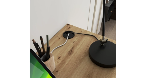 Psací stůl TEVER 140 cm, dub artisan