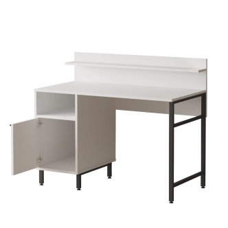 Psací stůl VELVON, bílá