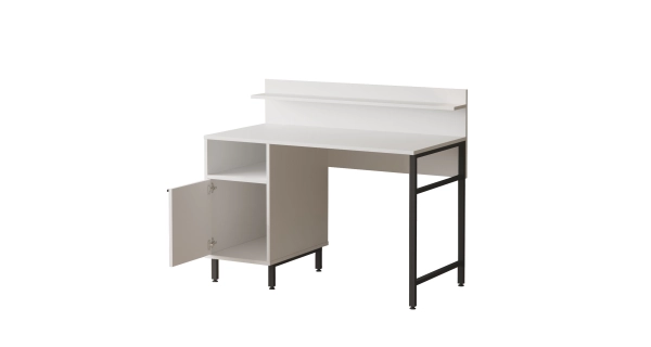 Psací stůl VELVON, bílá