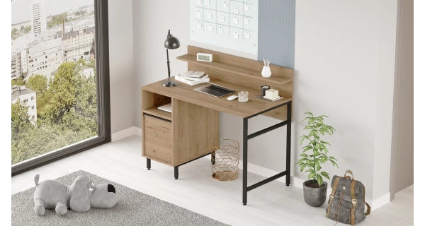 Psací stůl VELVON, vlašský ořech