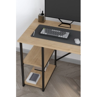 Psací stůl YUSE, černá/dub safírový