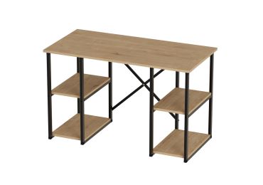 Psací stůl YUSE, černá/dub safírový