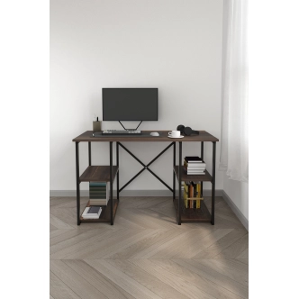 Psací stůl YUSE, černá/mars