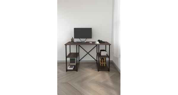 Psací stůl YUSE, černá/mars