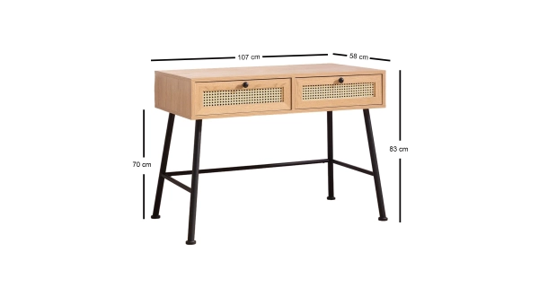 Psací stůl ZALNOR typ 1, přírodní